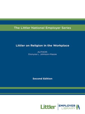 cover image of Littler on Religion in the Workplace